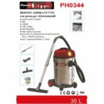 power-hit-bidone-aspiratutto-inox-1200w-30lt-solidi-liquidi-presa-elettroutensili-ruote-accessori
