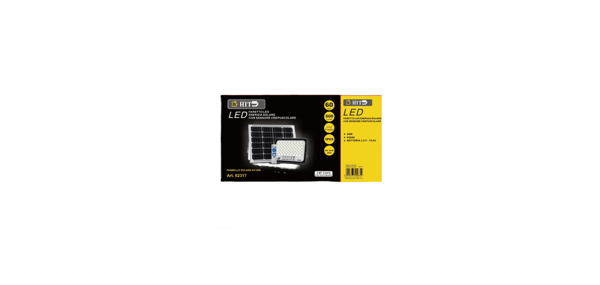 faretto-led-60w-600-lumen-con-pannello-solare-6v-10w