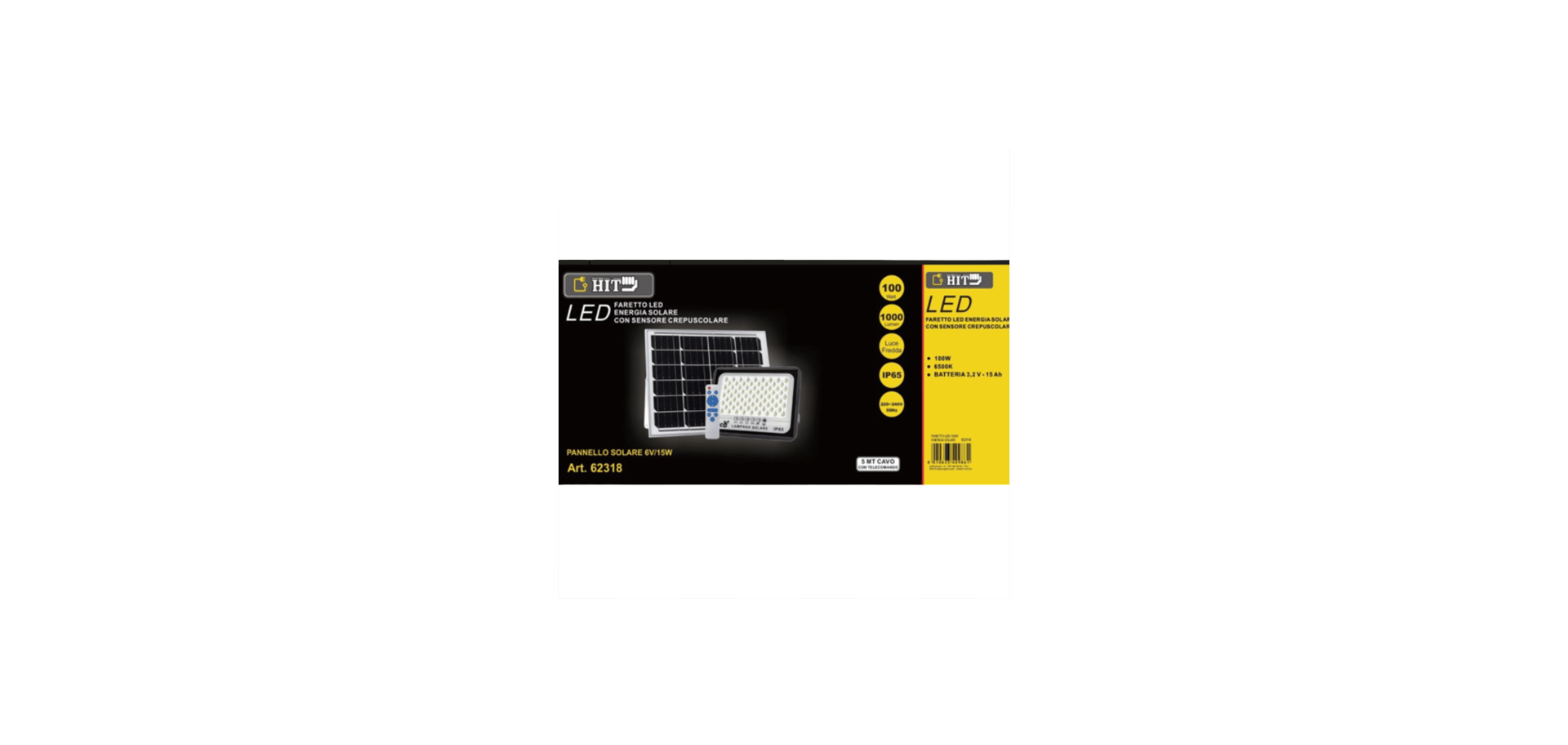faretto-led-100w-600-lumen-con-pannello-solare-6v-15w