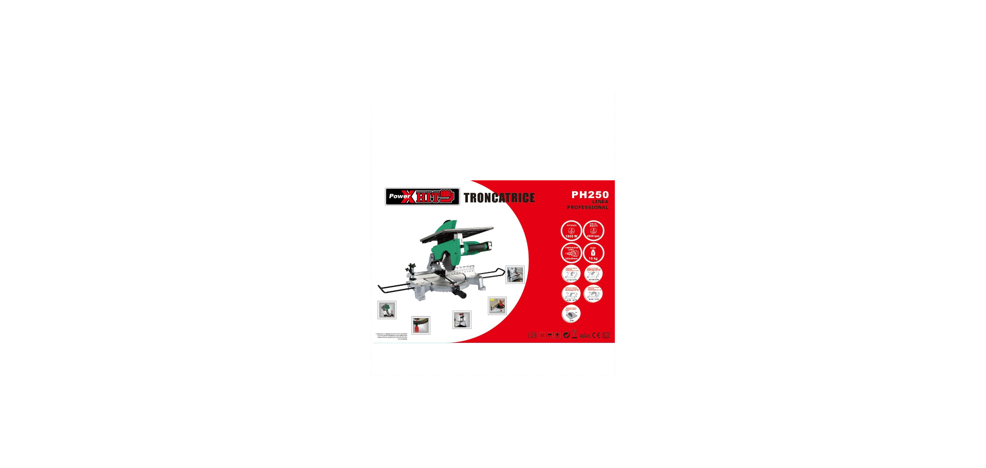 power-hit-troncatrice-combinata-1800w-lama-250mm-base-inclinabile-taglio-75x130-40mm